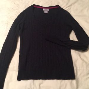 navy sweater v neck